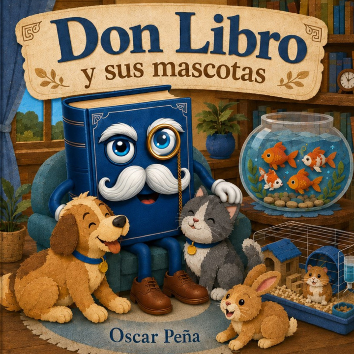 Kniha Don Libro y sus mascotas Oscar Peña