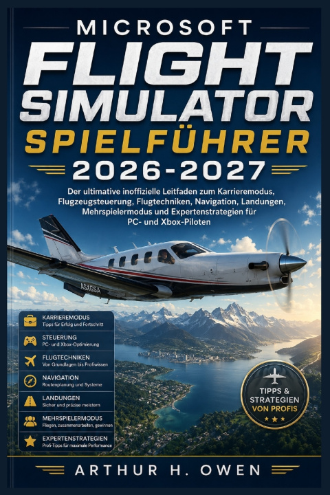 Książka MICROSOFT FLIGHT SIMULATOR SPIELFÜHRER 2026-2027 Arthur H. Owen