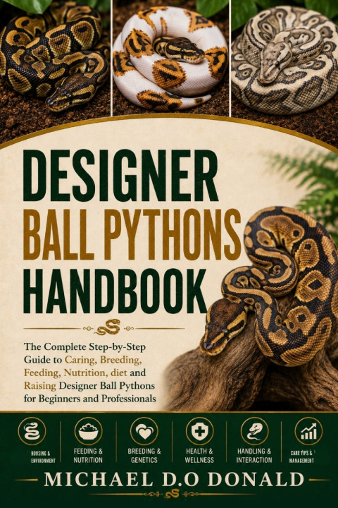 Książka DESIGNER BALL PYTHONS HANDBOOK MICHAEL D.O DONALD