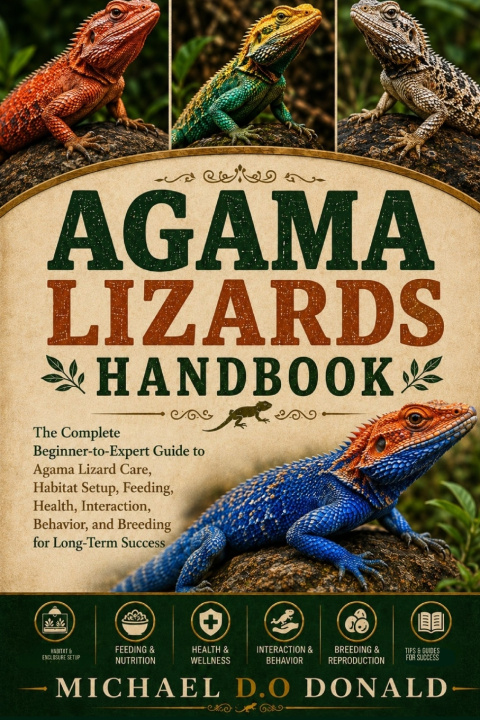Книга AGAMA LIZARDS HANDBOOK MICHAEL D.O DONALD