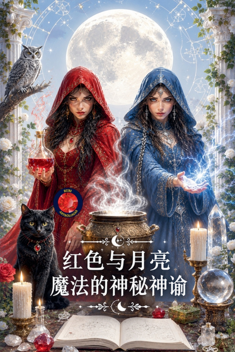 Kniha 红色与月亮魔法的神秘神谕 Alina Rubi