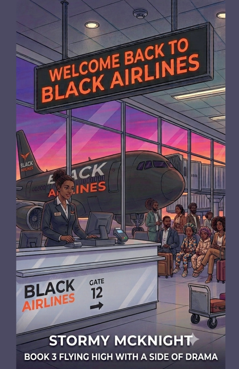 Kniha Welcome to Black Airlines Flying High With A Side Of Drama Stormy McKnight