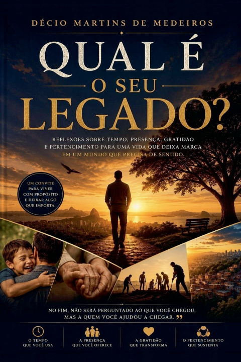 Livro Qual é o seu legado? Decio Martins de Medeiros