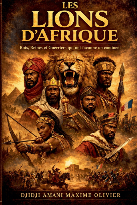 Carte LES LIONS D'AFRIQUE Djidji Amani Maxime Olivier