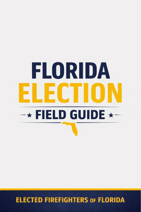 Książka Florida Firefighter Election Field Guide Jayson E French