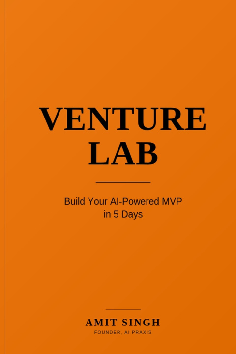 Livro Venture Lab AMIT SINGH