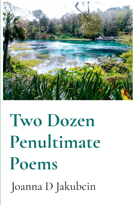 Carte Two Dozen Penultimate Poems Joanna D Jakubcin