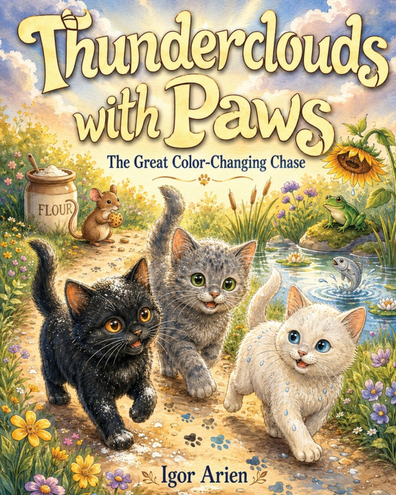 Carte Thunderclouds with Paws Igor Arien