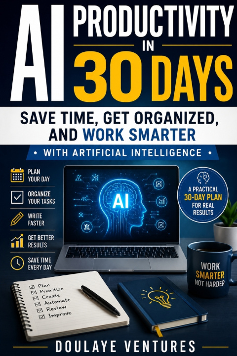 Könyv AI Productivity in 30 days Doulaye ventures