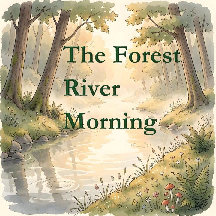 Carte The Forest River Morning Mary P Laliberte