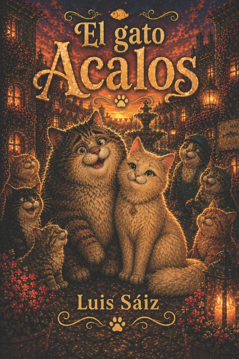 Livro El gato Acalos Luis Sáiz