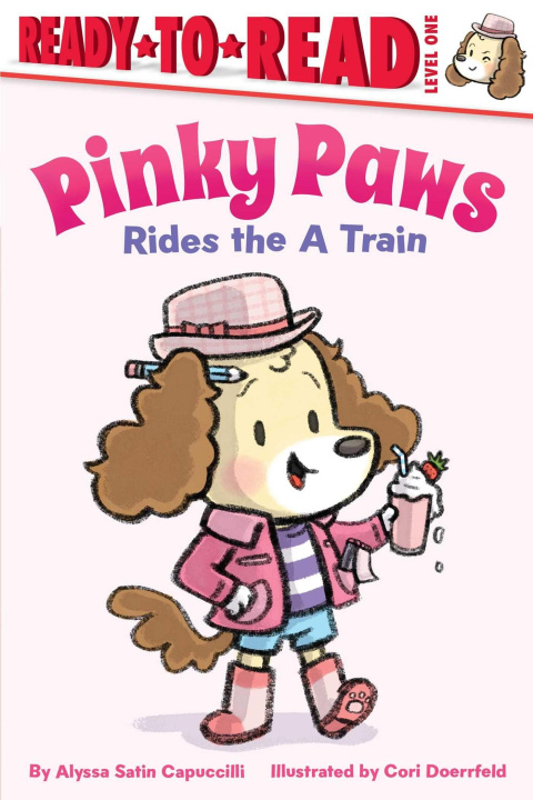 Książka Pinky Paws Rides the a Train Cori Doerrfeld