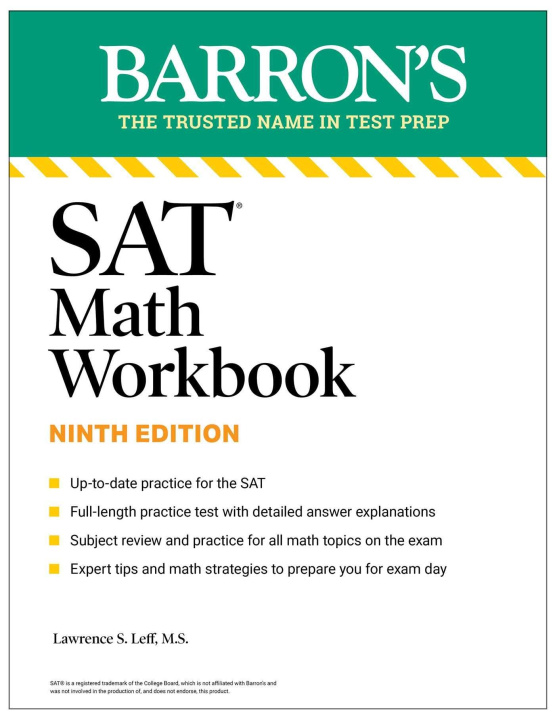 Libro SAT Math Workbook: Practice for the Digital Exam (Barron's SAT Prep) Ninth Edition 2026
