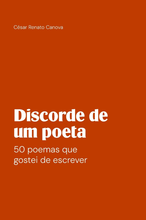 Kniha Discorde de um poeta César Renato Canova