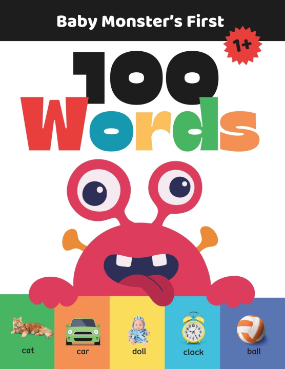 Könyv baby monster's First 100 Words CuteKids Publishing