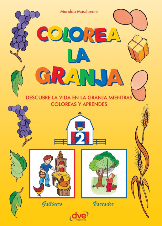 Książka Colorea la granja Maridda Mascheroni