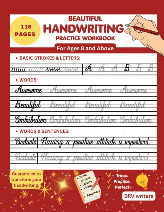 Buch Beautiful Handwriting Practice Workbook SRV writers