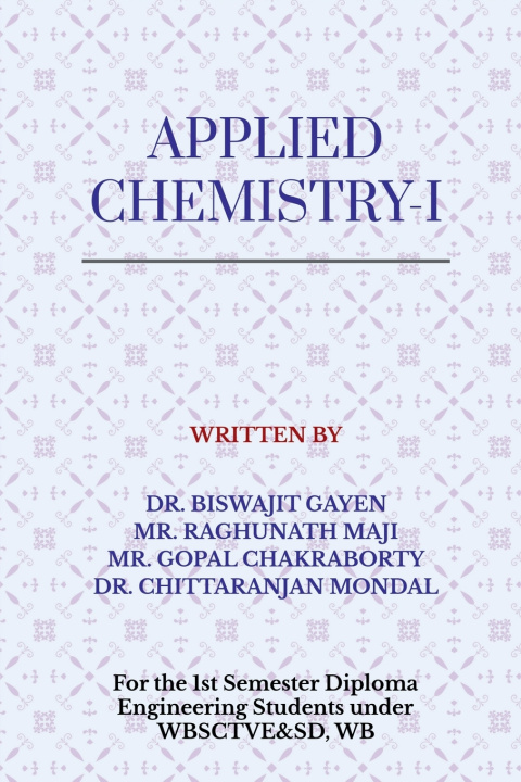 Книга APPLIED CHEMISTRY-I DR. BISWAJIT GAYEN