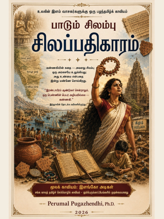 Книга பாடும் சிலம்பு சிலப்பதிகாரம் Perumal Pugazhendhi
