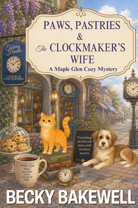 Knjiga Paws, Pastries & The Clockmaker's Wife Becky Bakewell