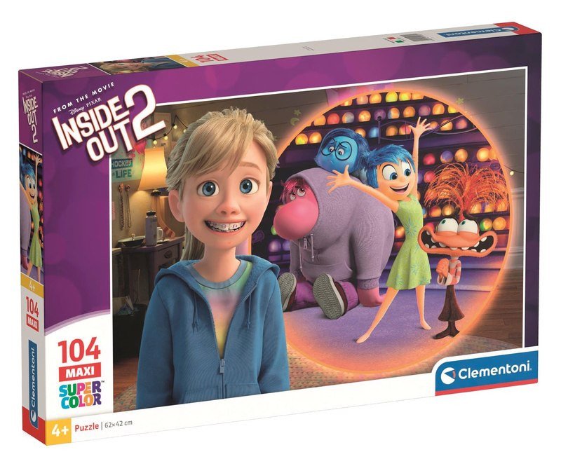 Gra/Zabawka Puzzle Inside Out 2 Maxi 104 dílků 