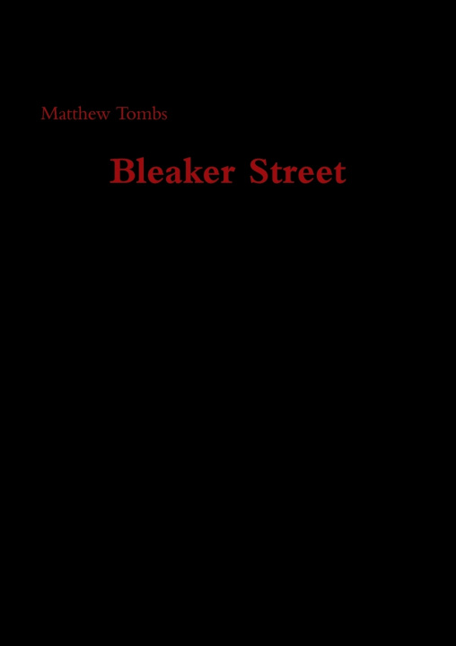 Kniha Bleaker Street Matthew Tombs