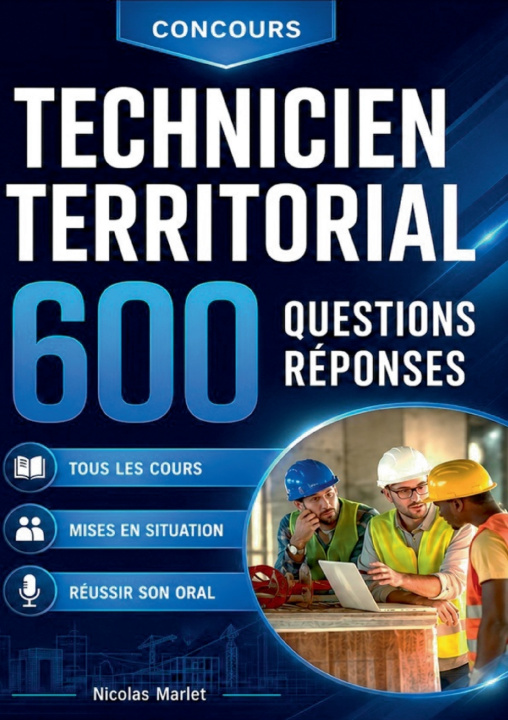 Книга TECHNICIEN TERRITORIAL 600 QUESTIONS REP MARLET NICOLAS