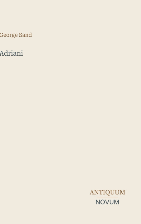 Knjiga Adriani George Sand