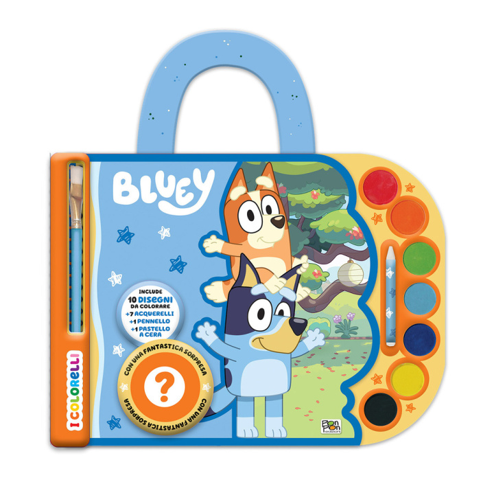 Buch Bluey. Valigetta acquerelli. I colorelli Cristina Panzeri