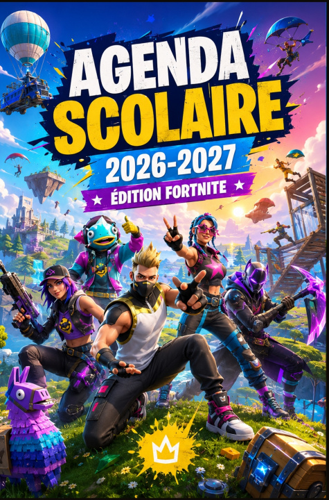 Könyv Agenda Scolaire 2026-2027 Édition Fortnite TRINA jeu