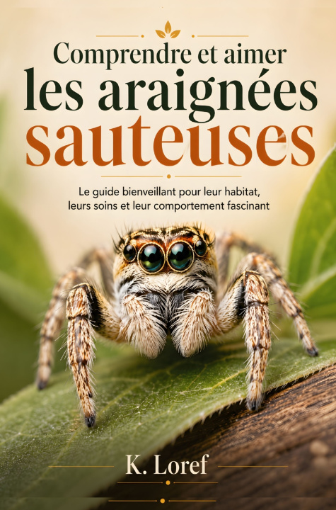 Carte Comprendre et aimer les araignées sauteuses K. Loref