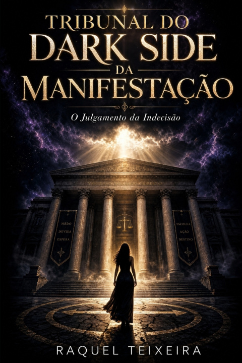 Książka Tribunal do Dark Side da Manifestar Raquel Teixeira