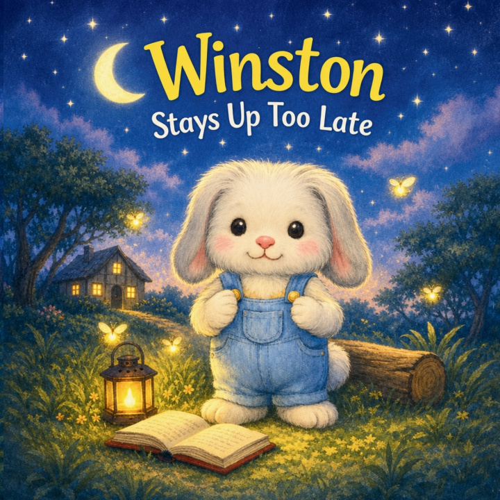 Carte Winston Stays Up Too Late Melissa Fowler Jackson