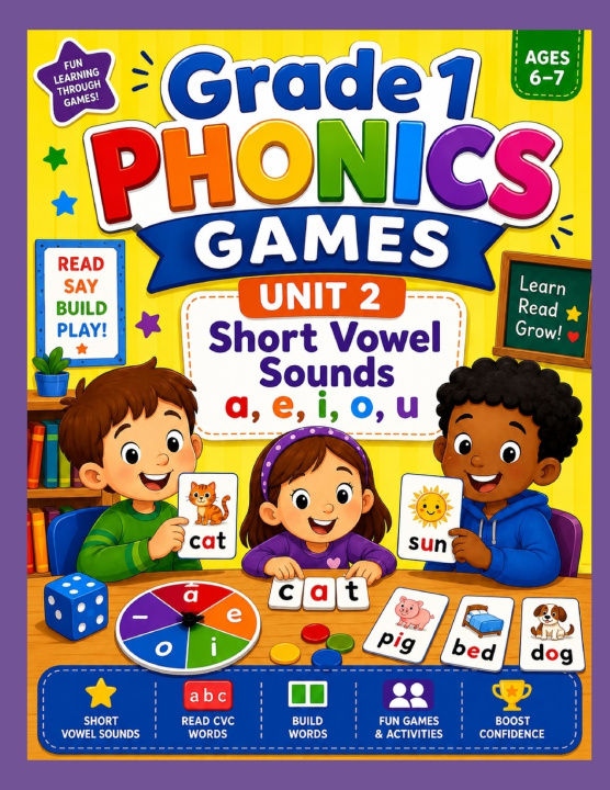 Knjiga Grade 1 Phonics Games Grisel Perez