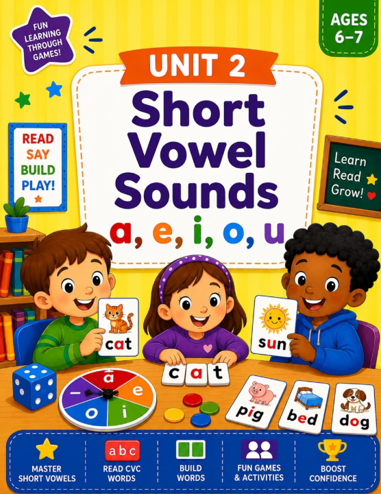 Książka Short Vowel Sounds-Unit 2 Grisel Perez