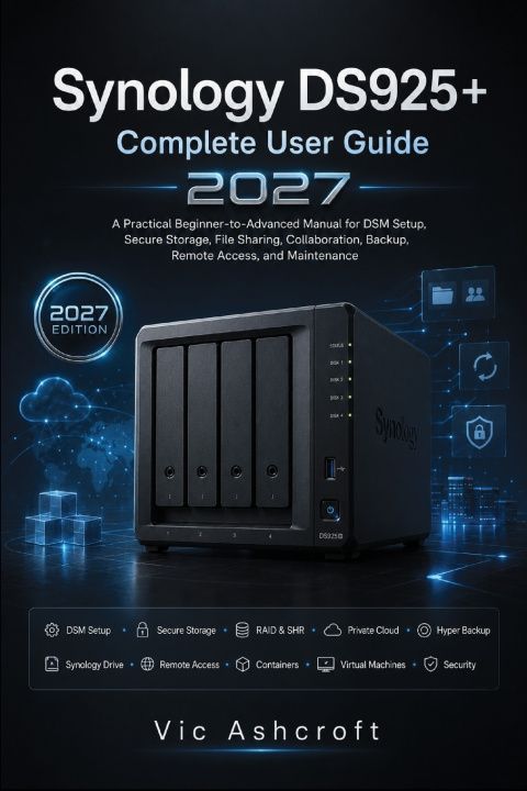 Книга Synology DS925+ Complete User Guide 2027 Vic Ashcroft