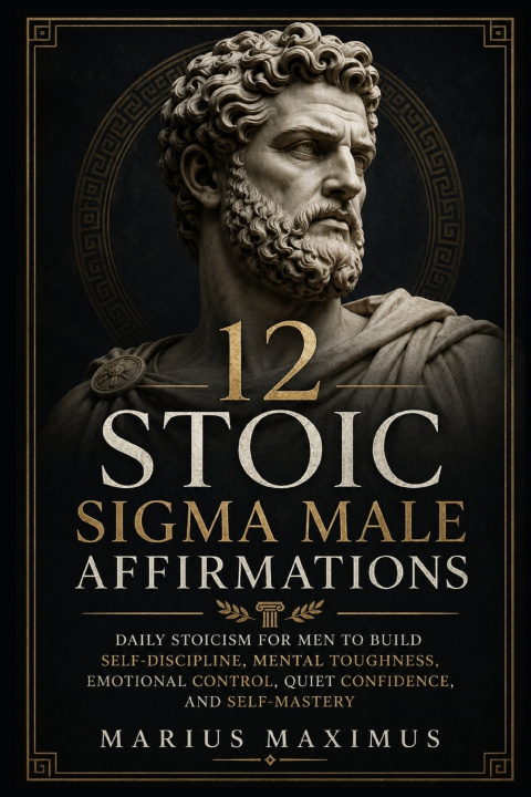 Książka 12 Stoic Sigma Male Affirmations Marius Maximus