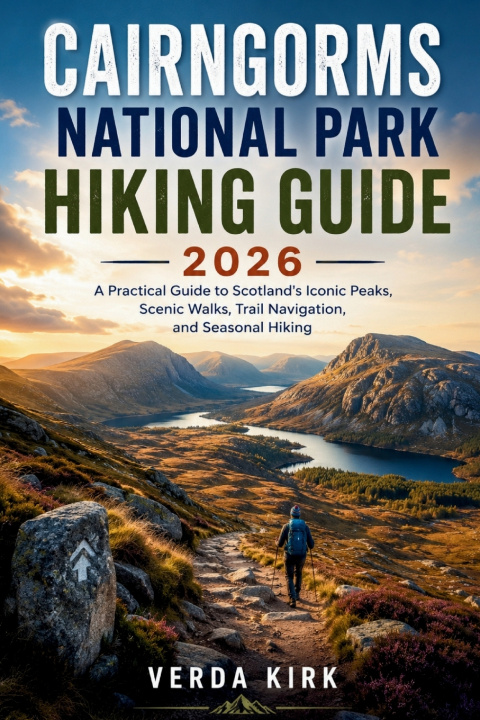 Kniha CAIRNGORMS NATIONAL PARK HIKING GUIDE 2026 VERDA KIRK