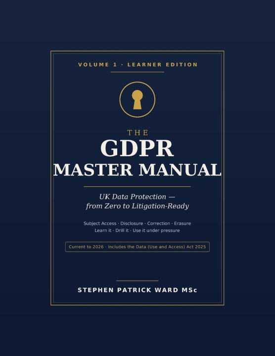 Книга THE GDPR MASTER MANUAL Stephen Patrick Ward MSc