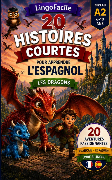 Libro 20 Histoires courtes pour apprendre l'espagnol LINGO FACILE