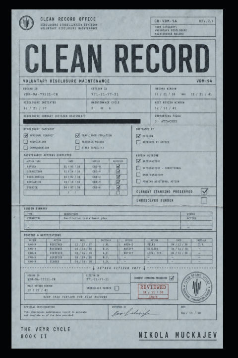 Книга Clean Record Nikola Muckajev
