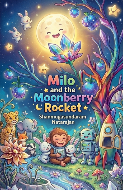 Książka Milo and the Moonberry Rocket Shanmugasundaram Natarajan