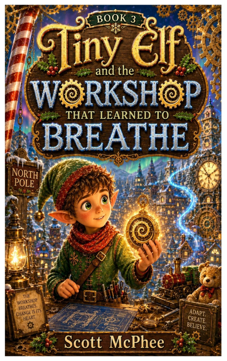 Buch Tiny Elf and the Workshop that Learned to Breathe Scott McPhee