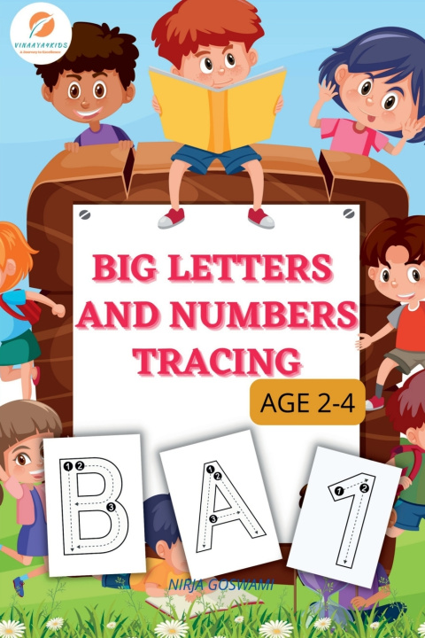 Carte BIG LETTERS AND NUMBERS TRACING Nirja Goswami