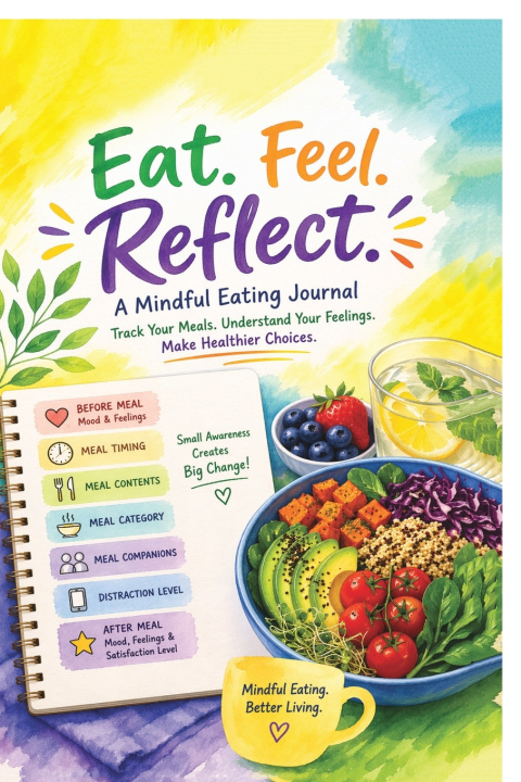 Knjiga Eat Feel Reflect KallyForU Journals