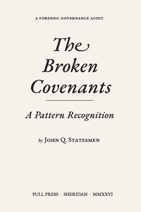 Carte The Broken Covenants John Q. Statesmen