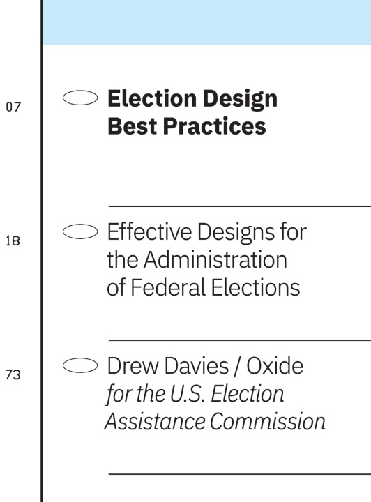 Carte Election Design Best Practices Drew Davies
