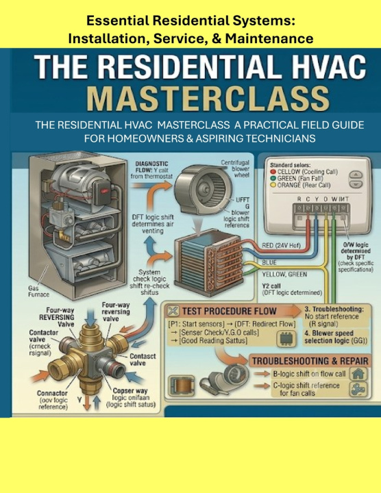 Kniha The Residential HVAC Masterclass James A Cox