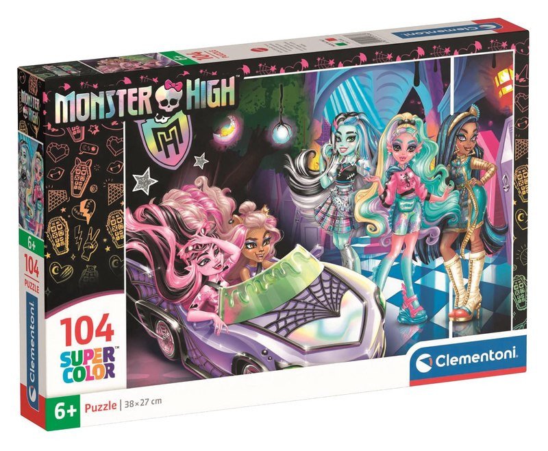 Igra/Igračka Puzzle Monster High 2 104 dílků 