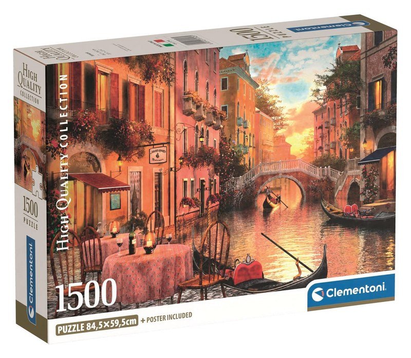 Játék Puzzle Benátky 1500 dílků 